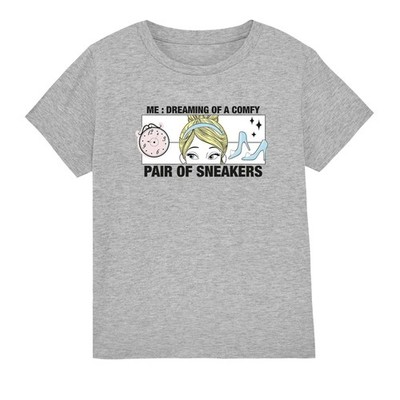 Cinderella - ''Dreaming Of Comfy Sneakers'' T-Shirt für Kinder (TV4934)