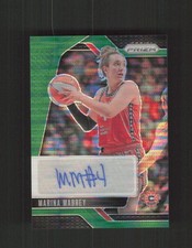 2024 Panini Prizm WNBA Marina Mabrey Signatures Green Pulsar /25 AUTO