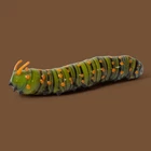 Vintage Murano Glass Caterpillar Figurine Hand Blown Art Glass Insect Decor