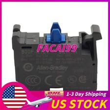 Allen Bradley 800F-X10V Pushbutton Contact Block 1NO-LV 600V 2.5A, 22.5mm PB