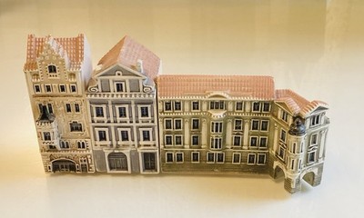 3 Kunstatelier Genetrix Miniatur Gebäude Prag Häuschen präzise Kopien