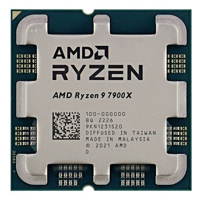 AMD Ryzen 9 7900X AM5 Tray Processor 12-Core AMD Radeon Graphics 170W CPU