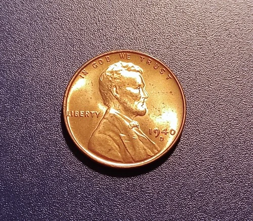 Choice/Gem BU Red 1940-D Lincoln Cent