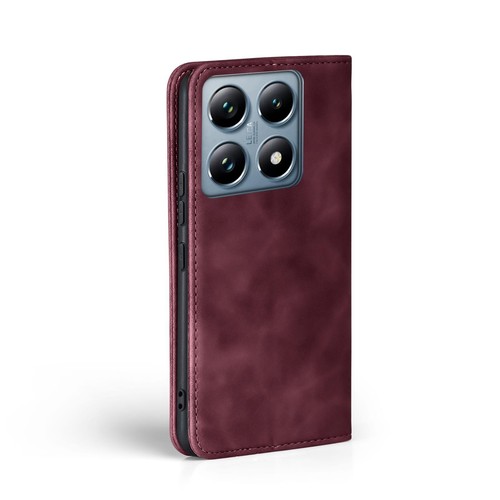 Housse de téléphone portable pour Xiaomi 14T Pro rabat aimant smartphone Book Cover étui rouge - Photo 5/9