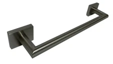 ICO Bath Volkano Crater V62134 12" Towel Bar - Brushed Nickel