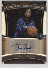 2025 Topps Marks of Excellence Rainbow Foilboard Tristen Newton #ME-TN Auto 1b6k