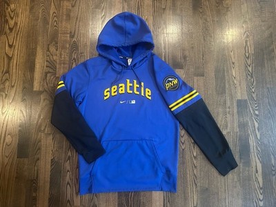 2022 Nike Therma Fit SEATTLE MARINERS City Connect Performance Hoodie Medium M
