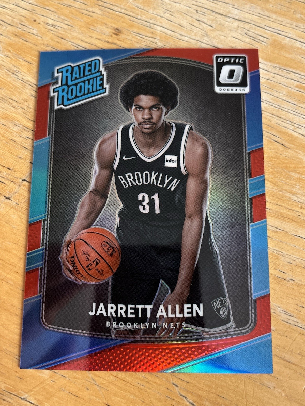 2017-18 Optic Red Holo /99 Jarrett Allen Rookie Cleveland Cavaliers