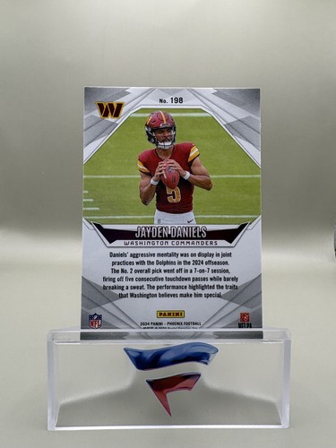 Panini Phoenix 2024 - Rookies Jayden Daniels #198 Purple Fade (RC) - Imagen 2 de 2