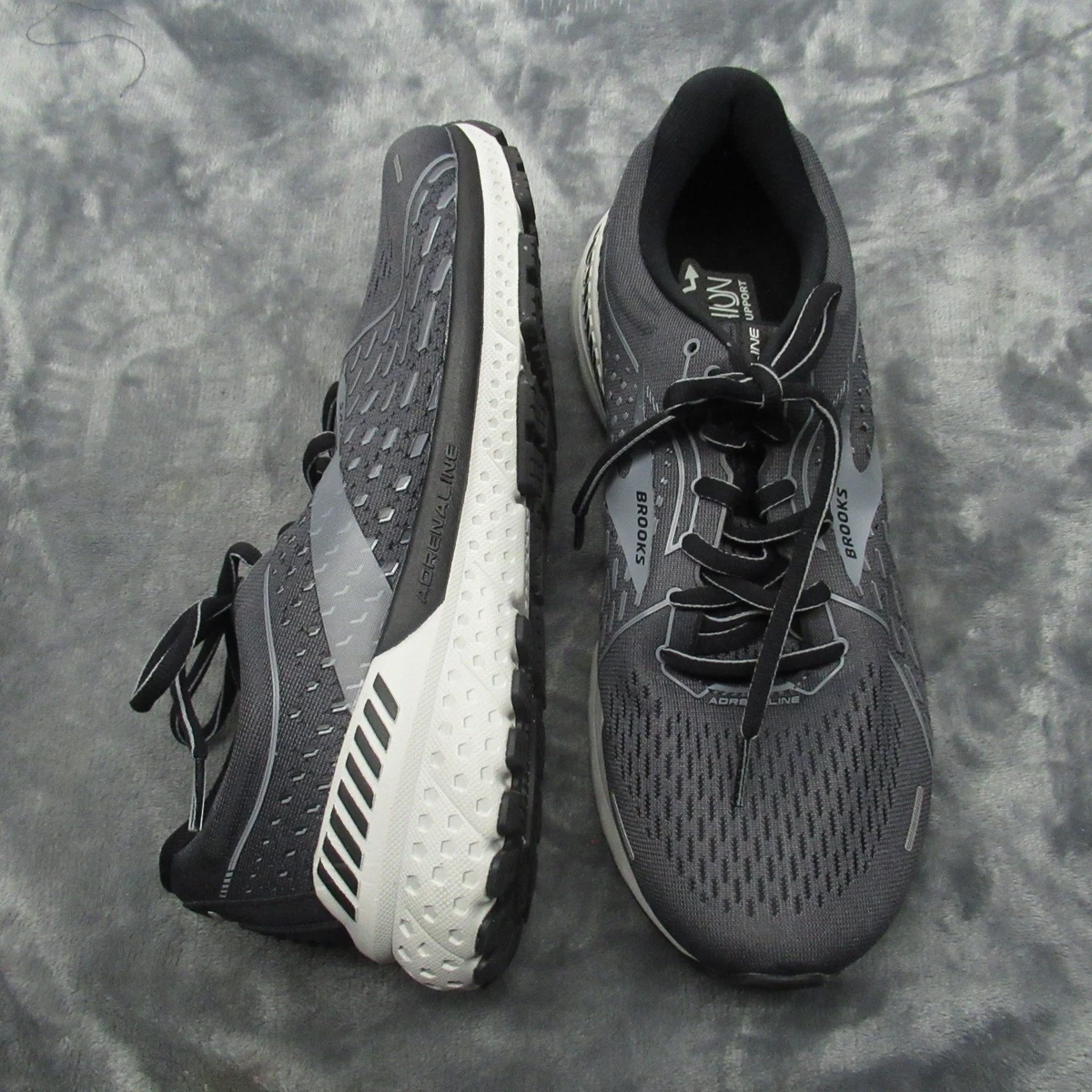 Brooks Adrenaline GTS 21 Mens Running Shoe Blackened Pearl Black Gray US 8.5 Brooks Men main image 4