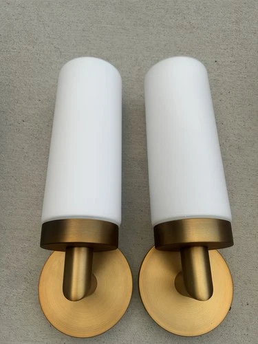 Lot Of 2 Pieces WAC Lighting Drake WS-25014-AB New in Open Box comes as shown