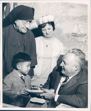 1966 Mayor Collins Tiny Ronald Wong Child Tyler Chinatown Mary Beatrice Photo