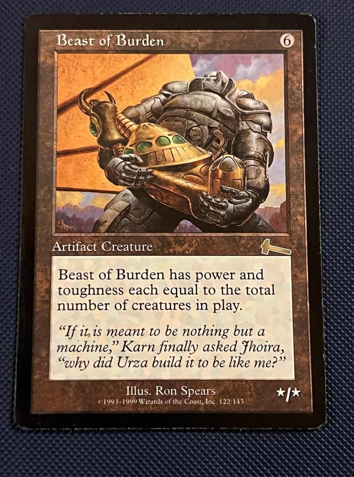 Beast of Burden - MTG Urza’s Legacy - #122/143 - Near Mint/Light Play