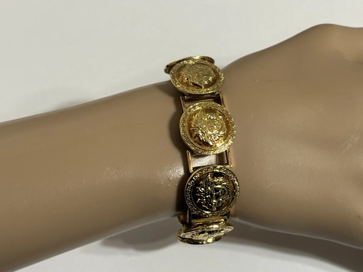 GIANNI VERSACE 　ブレスレット　ゴールド　バングル　メダル 25+ gianni versace bracelet for sale | Updated Oct 2026