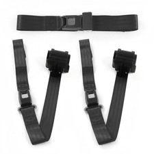 Amc Eagle 1979 - 1987 Standard 2pt Bk Retractable Bench Seat Belt Kit - 3 Belts Amc Eagle 1979 - 1987 Standard 2pt Bk Retractable Bench Seat Belt Kit - 3 Belts