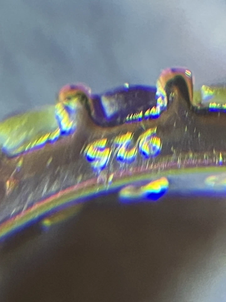 Pendientes de peridoto vintage de plata de ley con nuevos anillos de amatista y peridoto 925 Foto 2 de 4