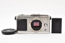 OLYMPUS PEN E-P1 Silver Mirrorless Digital Camera Body 1693 Shutter Count