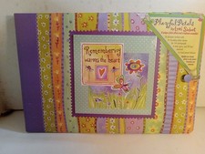 Playful Petals Scrapbook/ Photo Album/ Keepsake/ Memory Book By Lori Siebert New