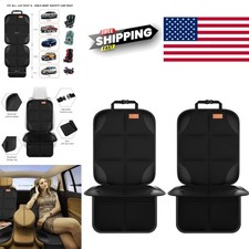 Durable Car Seat Protector with Anti Slip Design and Adjustable Safety Straps