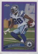 2011 Topps Chrome Retail Purple Refractor 54/499 Dez Bryant #91 7ka