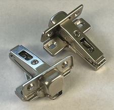 Pair Qty 2 Salice 200 Cabinet Door Hinge w/ Mounting Base Plate Self Closing