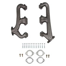 Hooker Natural Finish Exhaust Manifold Pair Small Block Chevy 265-400