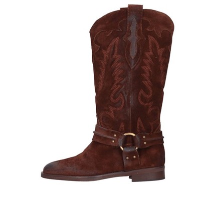 MARLY CAM. GISEL MOIRE' women's brown boots Amv03_gise