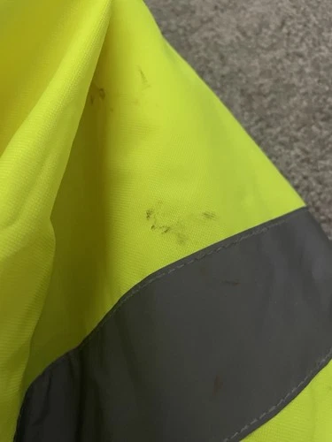 PIP High Visibility Logistics Jacket Size L Yellow Black Gray Reflective image 7