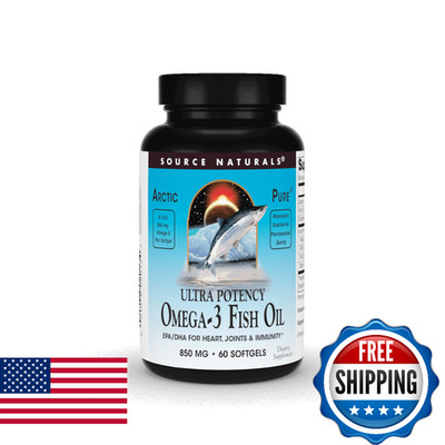 Source Naturals ArcticPure Ultra Potency 850mg Omega-3 Fish Oil - 60 Softgels