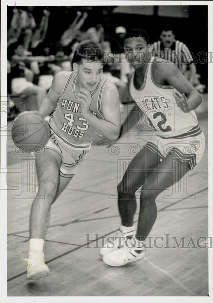 1988 Press Photo Garinger High School Basketball Player Keith Ison - Main Image