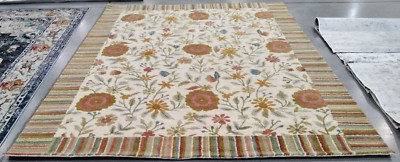 IVORY 8' X 11' Broken Thread Rug, Reduced Price 1172738665 JAR211A-9