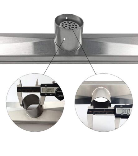 Neodrain 24-Inch Linear Shower Drain 609mm Caniveaux ZA3-24-G03P - Picture 4 of 7