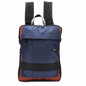 blue travel backpack