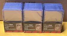 Lot of 75 Ultra PRO Tobacco CARD Sized TOPLOADERS Allen Ginter 3 Packs of 25