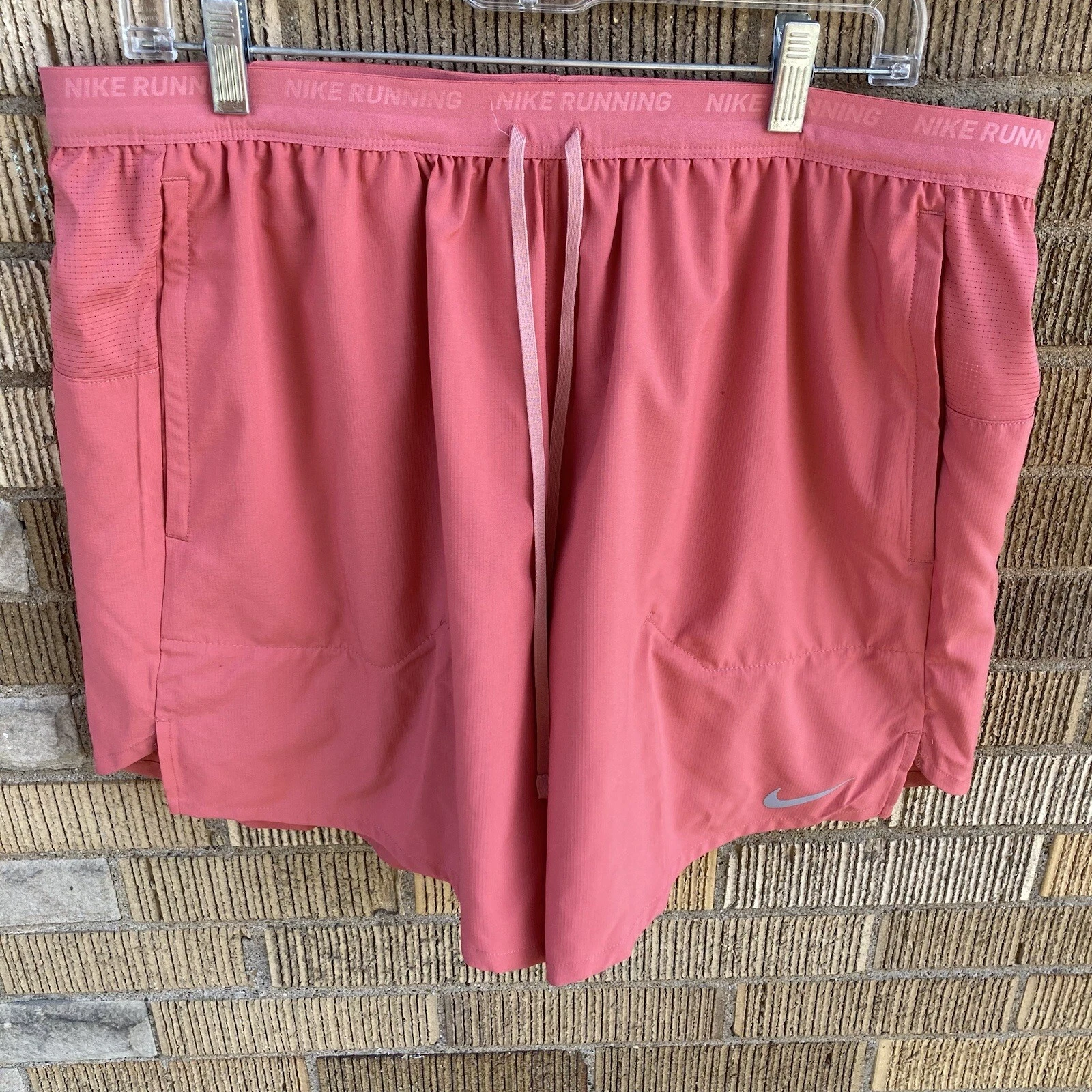 Nike Men's 7" Dri-FIT Stride 2-in-1 Running Shorts Adobe DM4759-655 Size XXL