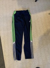 Youth Navy Blue Adidas Athletic Pants