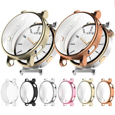 MARKENLOS Für Huawei Watch GT4 41mm Uhr Schutzhülle TPU Full Screen Protector Cover Case