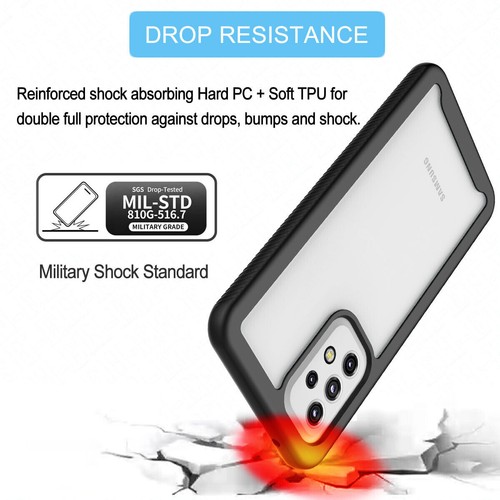For Samsung Galaxy A53 5G Case Shockproof Slim Phone Cover with Screen Protector - Picture 9 of 28