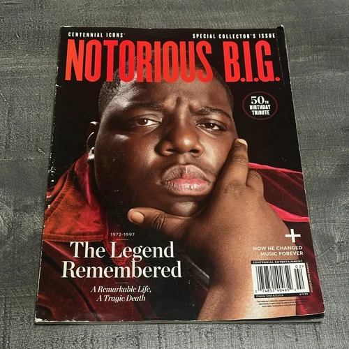 Centennial Icons Collector's Magazine NOTORIOUS B.I.G. 50th Birthday Tribute 
