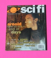 Scifi channel magazine January 2000 Arnold Schwarzeneger Maria Siris Rare