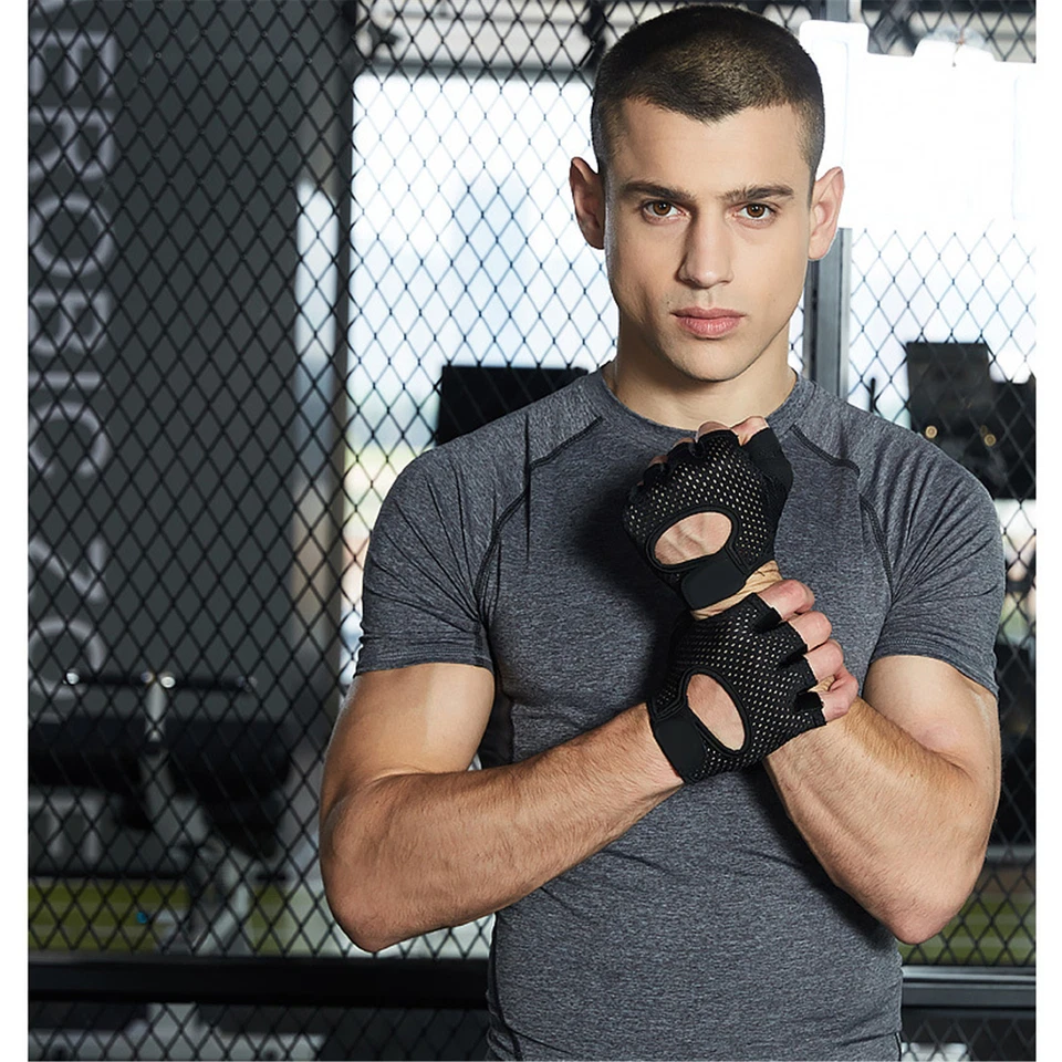 Weight Lifting Gym Workout Gloves Men's Women Training Fitness Breathable Gloves - image 2 of 4