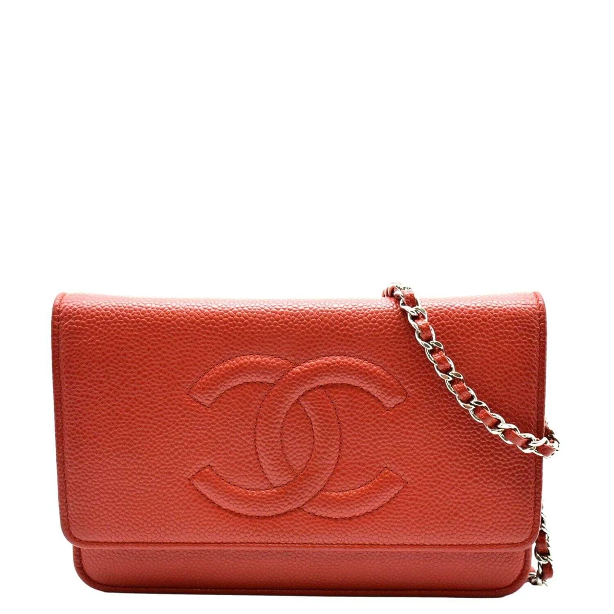 Chanel Timeless Wallet On Chain Artificial Fabric White