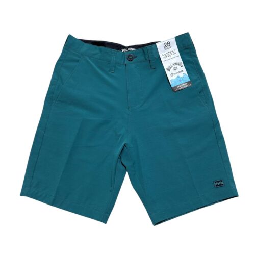 Billabong Mens Size 28 Teal Crossfire Submersibles Board Shorts Swim ~ NWT
