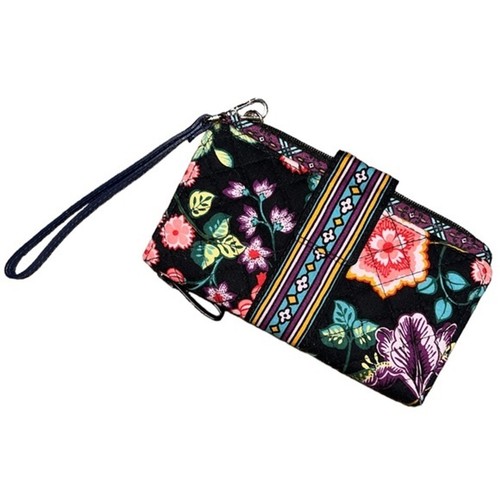 Vera Bradley Vines Floral Iconic Rfid Combo Wristlet Wallet eBay