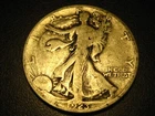 1923-S 90% Silver Walking Liberty Half Dollar VG ^^^^^