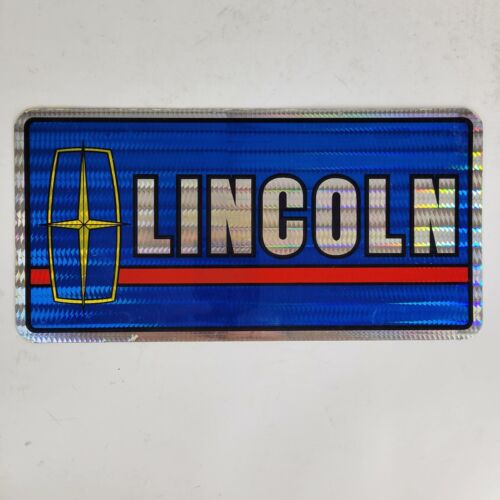 Neuheit Lincoln Platte 80er Jahre Vintage Souvenir Automobil Aluminium