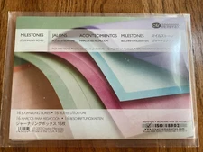 Creative Memories Journal Boxes Milestones Paper Mats Lined 16pc