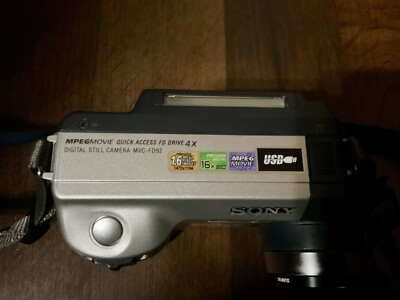 Sony Mavica MVC-FD92 1.2MP Digital Camera - Black & Metallic