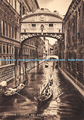 D020143 Venezia. Ponte dei Sospiri. Die Seufzerbrücke. Cesare Capello