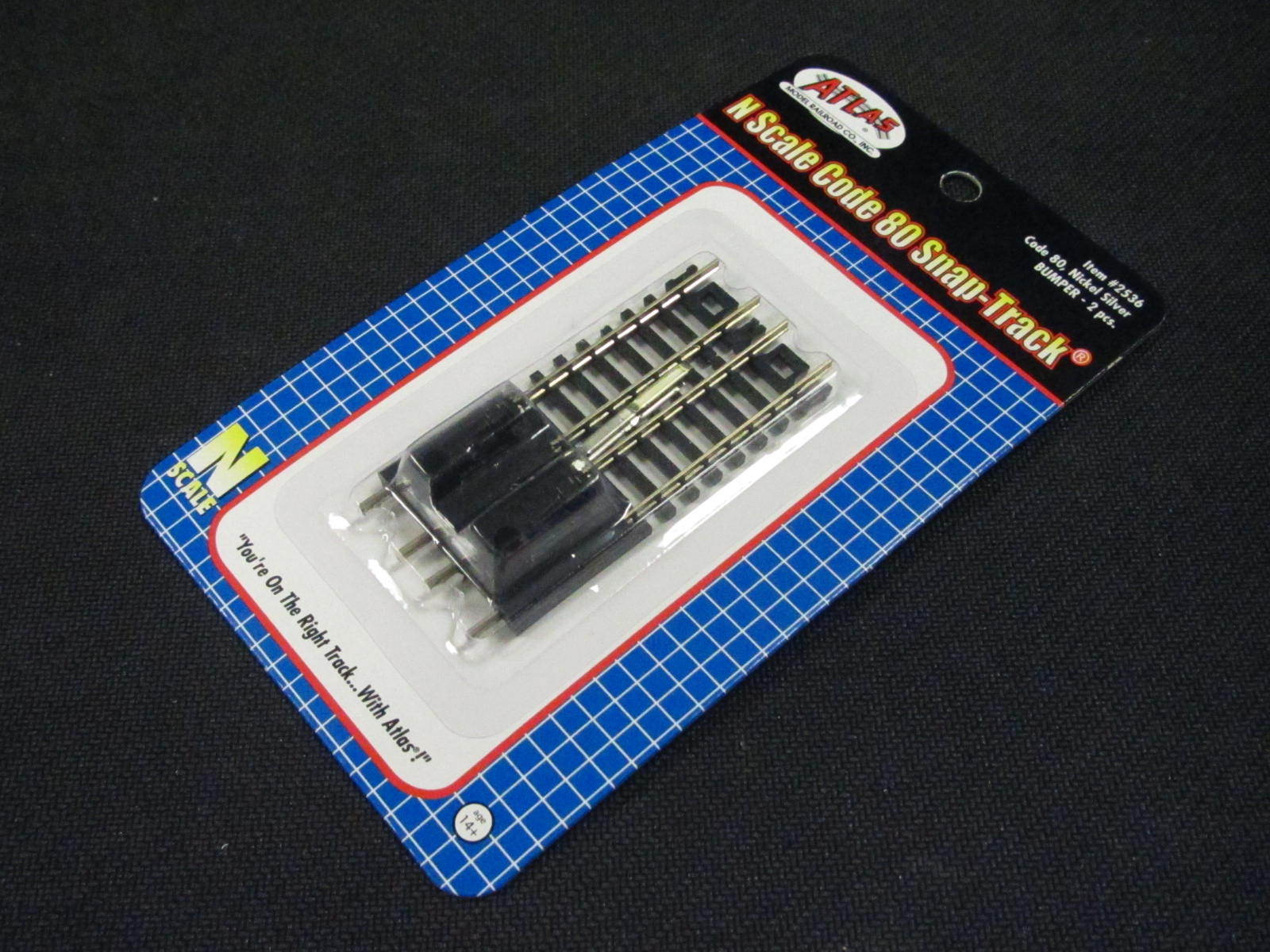 Atlas #2536 N-scale Code 80 Nickel Silver Track Bumpers (2 pcs) | eBay